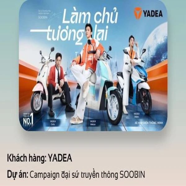 YADEA — Campaign đại sứ truyền thông SOOBIN